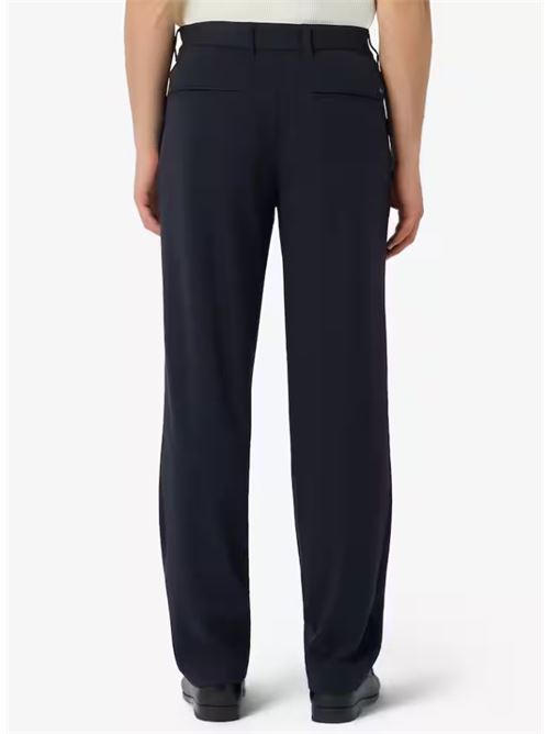 Pantaloni in tessuto armaturato effetto waffle Emporio Armani | EM001505 AF24843.UB118